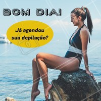 Bom diaaaa ☀️ Agende já o horário da sua depilação e não perca tempo! #depilação #ahazou #depilacaoalaser #depilacaodefinitiva #fotodepilacao #depilacaoacera