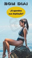 Bom diaaaa ☀️ Agende já o horário da sua depilação e não perca tempo! #depilação #ahazou #depilacaoalaser #depilacaodefinitiva #fotodepilacao #depilacaoacera