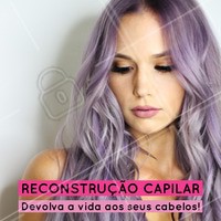 Adeus cabelos quebradiços e fios ressecados! A reconstrução capilar renova as camadas internas e cria uma espécie de selagem nas cutículas dos fios. #reconstruçãocapilar #ahazou #cabelo #reconstrução
