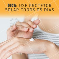 Você sabia que o protetor solar deve ser usado inclusive nos dias nublado, de chuva? 😱 O sol emite raios constantemente, então o ideal é proteger a pele em todos os momentos. #protetorsolar #ahazou #esteticafacial