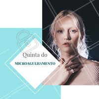 Quinta é dia de tratar cicatrizes de acne, manchas, flacidez e muito mais com o microagulhamento! Aproveite o preço especial só nessa quinta-feira. #esteticafacial #ahazou #microagulhamento