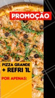 Aproveite essa promoção para se deliciar com nossa pizza! 🍕#pizza #ahazou #Pizzaria #promoçao #alimentaçao #comida