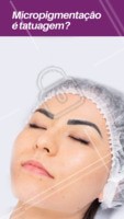 NÃO!
No processo da micropigmentação, os pigmentos são depositados na camada mais superficial da pele: no início da derme, onde há renovação celular. Já a tatuagem, é realizada na Derme, camada mais profunda da pele, onde não há tanta renovação celular. Por isso, o procedimento de micropigmentação precisa de retoques ao longo do tempo!
#micropigmentaçao #ahazousobrancelha #sobrancelha #designdesobrancelha