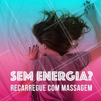 O melhor jeito de recarregar as energias e se sentir renovada! #massagem #ahazou #massoterapia