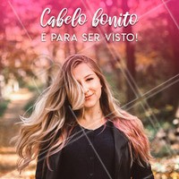 Desfile com o seu cabelo saudável por aí. #cabelo #ahazou #bonito