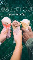 Sextouuu 🍨 #sorvete #amo #ahazou #alimentaçao #comida #sorveteria #doce #ahazoualimentaçao