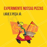Já experimentou nossas deliciosas pizzas? 🍕 Ligue e peça já a sua favorita! #pizza #ahazou #Pizzaria #comida #alimentaçao