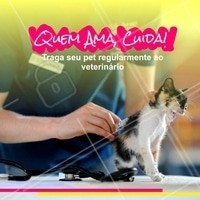 Uma visita periódica ao veterinário pode poupar seu pet e você de levar alguns sustos! Fazer uma avaliação geral da saúde do seu melhor amigo vai deixá-lo mais feliz e livre de doenças. 🐶 #cachorro #gato #ahazou #pet #veterinario #ahazoupet