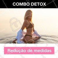 Aproveite esse combo DETOX de massagem modeladora + talassoterapia + manta térmica. para curtir o Verão com gordurinhas a menos! #detox #esteticacorporal #combopromocional #estetica #massagemmodeladora #ahazou #talassoterapia #mantatermica