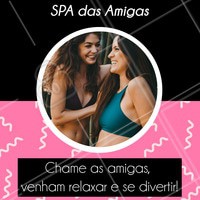 Que tal aproveitar um dia delicioso com as amigas? Venham se cuidar, fofocar e relaxar num SPA Day especial! #spaday #ahazou #estetica #spa #esteticacorporal