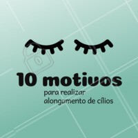"1- Diga adeus ao rímel
2- Cílios postiços nunca mais
3- Realce sua beleza natural
4- Economize tempo no dia a dia
5- Deixe sua autoestima nas nuvens
6- Acorde pronta todos os dias
7- Dê uma levantada no seu olhar
8- Disfarça imperfeições e falhas
9- Valorize ainda mais a maquiagem
10- Prepare-se para os elogios Está esperando o que para agendar seu horário? #cilios #alongamentodecilios #ahazouapp #beleza #mulheres"