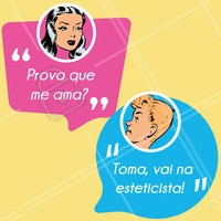 Hahaha tem prova maior de amor? 😂 #estetica #esteticista #ahazou #esteticafacial #esteticacorporal