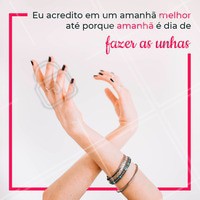 Agendou seu horário? #manicure #ahazou #esmalte #horario