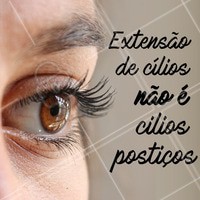 Uma boa extensão de cílios é realizada com fios especiais que não pesam ao piscar e não possuem aparência fake! #cilios #ahazoucilios #extensaodecilios #alongamentodecilios