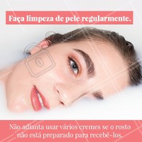 Dica valiosa! Quando a pele tem acúmulo de sujeiras, poros obstruidos e oleosidade excessiva, o uso de cremes pode ter um efeito muito menos efetivo. Por isso a limpeza de pele regularmente é tão importante! #limpezadepele #ahazou #estetica #esteticafacial