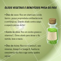 Os óleos vegetais tem muitos benefícios para os fios! Para usá-los, a melhor opção é aplicar nos fios secos e antes de lavar, aguardar de 1 a 3 horas para o óleo absorver e depois lavar normalmente. Aproveite a ajuda desses aliados e experimente essa dica em casa! #oleovegetal #ahazou #umectaçao #oleodecoco #azeitedeoliva #oleodericino