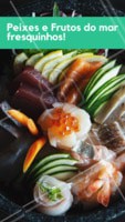 Temos diversas opções de peixes e frutos do mar totalmente frescos para você. Faça já o seu pedido! #peixes #frutosdomar #ahazou #ahazougastronomia #seafood #fish