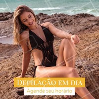 Já agendou o horário da sua depilação? Aproveite e venha se cuidar! #depilação #ahazoudepilação #ahazou