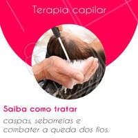 A terapia capilar ajuda a prevenir problemas e tratar o couro cabeludo e os fios, recuperando a saúde do cabelo. Pode ser feita a partir da massagem capilar, máscaras de argila, fotobioestimulação e peeling capilar, entre outras. Agende seu horário e conheça! #terapiacapilar #ahazou #cabelo