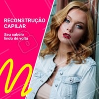 Cabelo com muita química ou que vive exposto ao sol, cloro e sal precisa de cuidados profundos. #cabelo #ahazou #reconstrucao