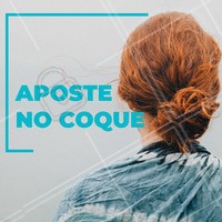 O calor está intenso e uma aposta de penteado é o coque. Fácil de fazer ele deixa o seu visual descolado e atual. #coque #ahazou #cabelo