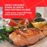 Verão + frutos do mar é a melhor combinação que existe! Traga a família e venha curtir o verão com a gente #restaurante #frutosdomar #ahazouapp #verao