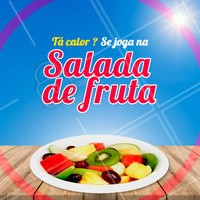 Quem aí também ama? 😍 #saladadefruta #ahazou #fruta #frutaria #feira #ahazoualimentacao