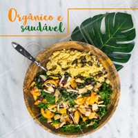Só trabalhamos com produtos orgânicos e saudáveis. #alimentacao #ahazou #salada #saudavel #organico