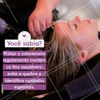 Dica de profissional, hein? 😉 #cabeleireiro #ahazoucabelo #cabelo