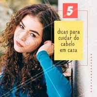 1) Limpeza: escolha um shampoo apropriado pro seu tipo de cabelo e massageie o couro cabeludo apenas com as pontas dos dedos, nunca com as unhas.
2) Hidratação: utilize uma máscara de tratamento mais potente pelo menos uma vez por semana.
3) Secagem: aplique um leave-in e cuidado com o secador muito quente nos fios
4) Finalização: para diminuir o frizz e ressecamento, aplique um óleo capilar.
5) Dia a dia: não prenda os fios em coques ou rabos de cavalo muito apertados, pois isso prejudica o cabelo.
#cabelo #ahazoucabelo #cabeleireiro