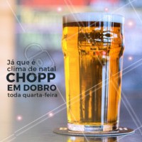 O clima é de Natal e você tem mais um motivo para curtir a noite aqui com a gente, toda quarta-feira o seu chopp é em dobro! Traga os amigos para comemorar com você.
#chopp #ahazoubeer #gastronomia
