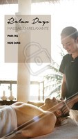 Aproveite o nosso Relax Day e venha relaxar, você merece. Agende o seu horário antes que esgote XXXXX #relaxdays #massagemrelaxante #massagem #ahazouapp #ahazousaude #bemestar #saude