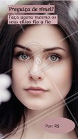 Os cílios fio a fio são perfeitos para quem tem preguiça de usar rímel e quer facilitar a vida! Agende seu horário #cilios #ahazou #ciliosfioafio #lashlifting