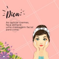A dica de hoje é muito simples e funciona muito bem no seu dia a dia. Ao aplicar o creme no rosto faça movimentos leves, de cima para baixo, principalmente no pescoço. Saber utilizar o creme de forma correta potencializa os resultados. #dicas #ahazoubeleza #cremefacial