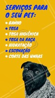 É só agendar um horário e trazer o seu pet para se cuidar também! ☎ XXXXX #banho #pet #ahazouapp #ahazoupet #banhoetosa #petshop #servicos