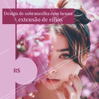 Que tal esse combo incrível? Agende seu horário! #micropigmentaçao #extensaodecilios #ahazou #sobrancelha #cilios