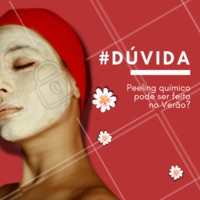 O peeling químico é contraindicado se o paciente tem planos de curtir uma praia, piscina e muito sol após. Porém, se feito com o acompanhamento de um(a) esteticista e uso adequado da proteção solar, o tratamento pode ser liberado. #esteticafacial #ahazouestetica #peelingquimico #verao