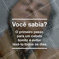 Lavar os fios todos os dias retira a oleosidade natural dos fios, necessária para manter a hidratação da raiz às pontas. #cabelo #lavarcabelo #ahazoucabelo #cabeleireiro