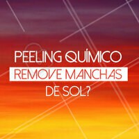 Sim! O peeling químico é um grande aliado no tratamento de manchas de sol, acne, além de diminuir rugas finas e poros dilatados. Agende uma avaliação gratuita e aproveite os benefícios desse tratamento. #esteticafacial #ahazou #peelingquimico #peeling