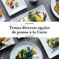 Venha experimentar! #alacarte #restaurante #ahazouapp #food