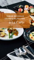 Venha experimentar! #alacarte #restaurante #ahazouapp #food