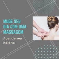 Muda seu dia. Muda sua energia. Vamos agendar um horário e se cuidar? #massagem #terapiasalternativas #massagemrelaxante #ahazou #saude #bemestar #cuidados