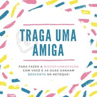 Que tal esse desconto? Traga uma cliente nova para conhecer nosso trabalho e aproveite! #promoçao #sobrancelha #ahazou #micropigmentaçao