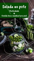 Salada no pote além de novidade é algo prático e saudável. Já reservou o seu potinho de hoje?
#saladadepote #ahazougastronomia #saude