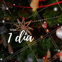 Falta 1 dia para o Natal! #natal #ahazou #familia #25dedezembro