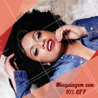 Aproveite esse desconto e agende o horário da sua make! 💄 #maquiagem #ahazou #makeup