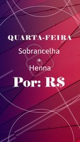 Aproveite essa promoção! Agende seu horário. #promoçao #ahazou #quartafeira #sobrancelha #henna