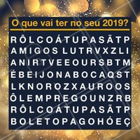 Vamos descontrair?
A primeira palavra que você achar irá definir seu ano novo. Valendoooo!
#ahazou #anonovo #fimdeanoahz
