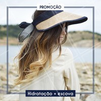 Você merece cabelos lindos, saudáveis e hidratados por um precinho especial! Aproveite. #hidrataçao #cabelo #ahazou #escova