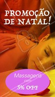 Estamos em clima natalino, aproveite nossa promoção! #massagem #promocao #ahazouapp #natal